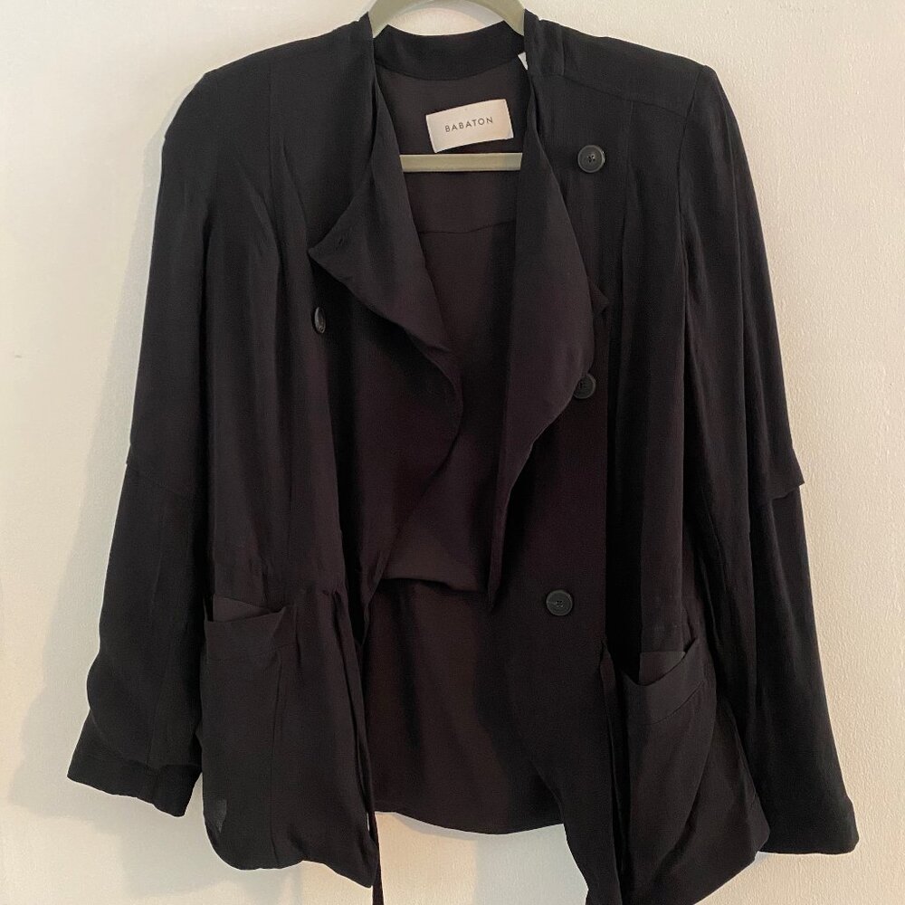 Babaton Black Robe from Aritzia